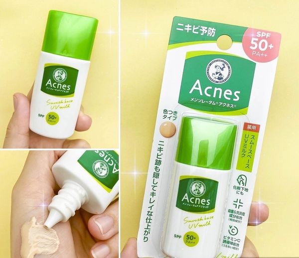 Kem chống nắng Menthotalum Acnes dành cho da dầu mụn, nhạy cảm SPF50+PA+++ 30g