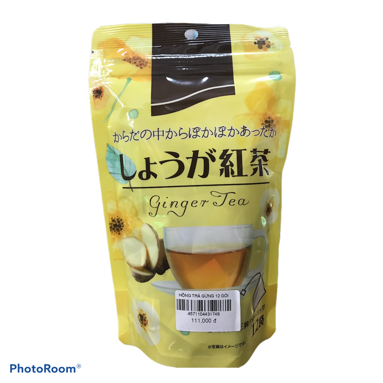 Hồng trà gừng 12 gói