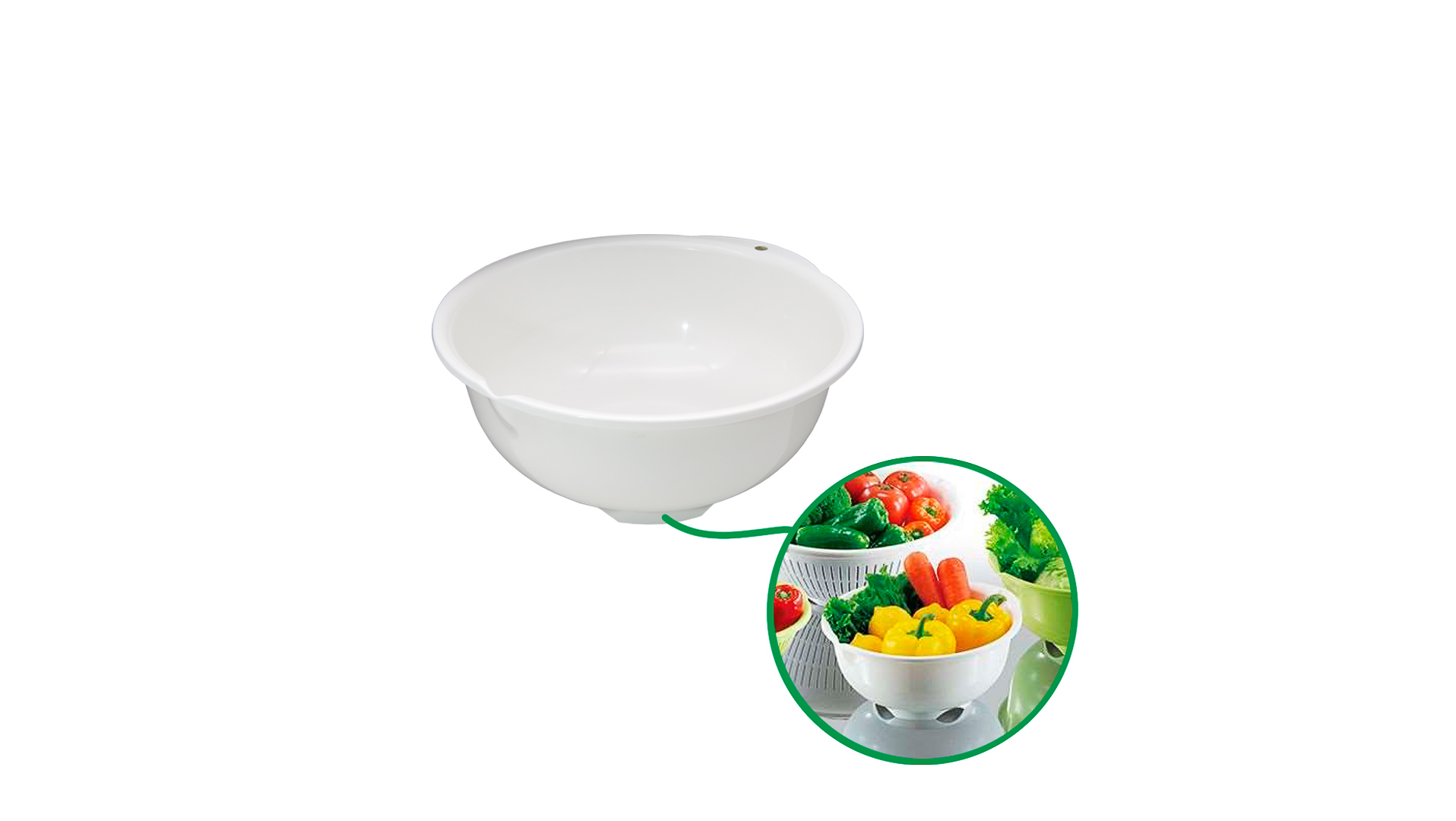 Chậu nhựa 3.6L màu trắng