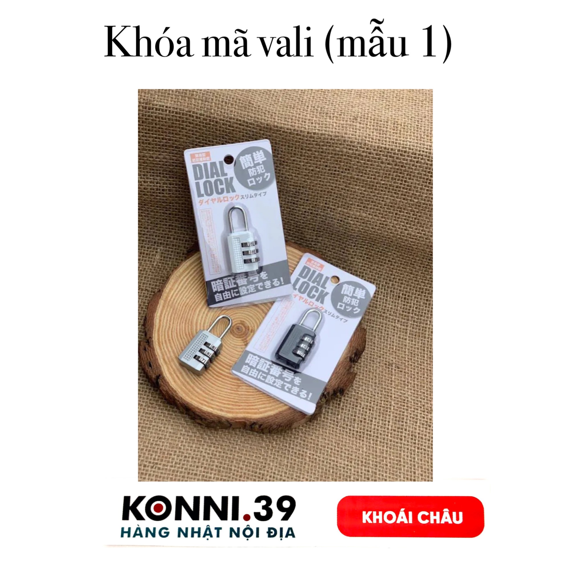 Khóa mã vali (mẫu 1)