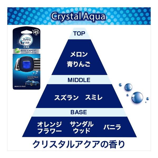 Set 2 nước hoa khử mùi ô tô P&G 45 ngày 2ml - Crystal Aqua