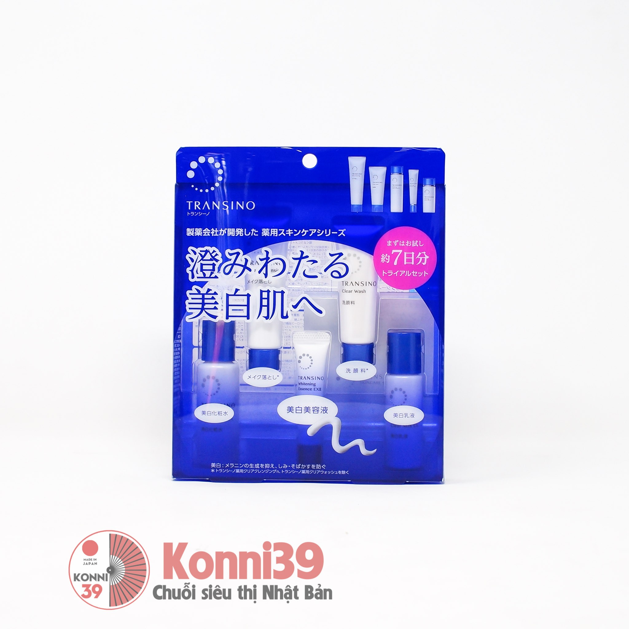 Bộ dưỡng da Transino set 5