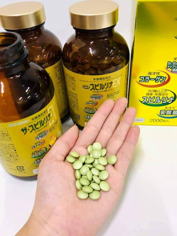 Tảo vàng EX set 2 2000 viên (mẫu mới)