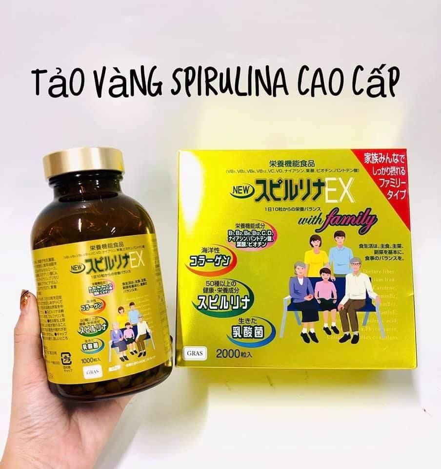 Tảo vàng EX set 2 2000 viên (mẫu mới)