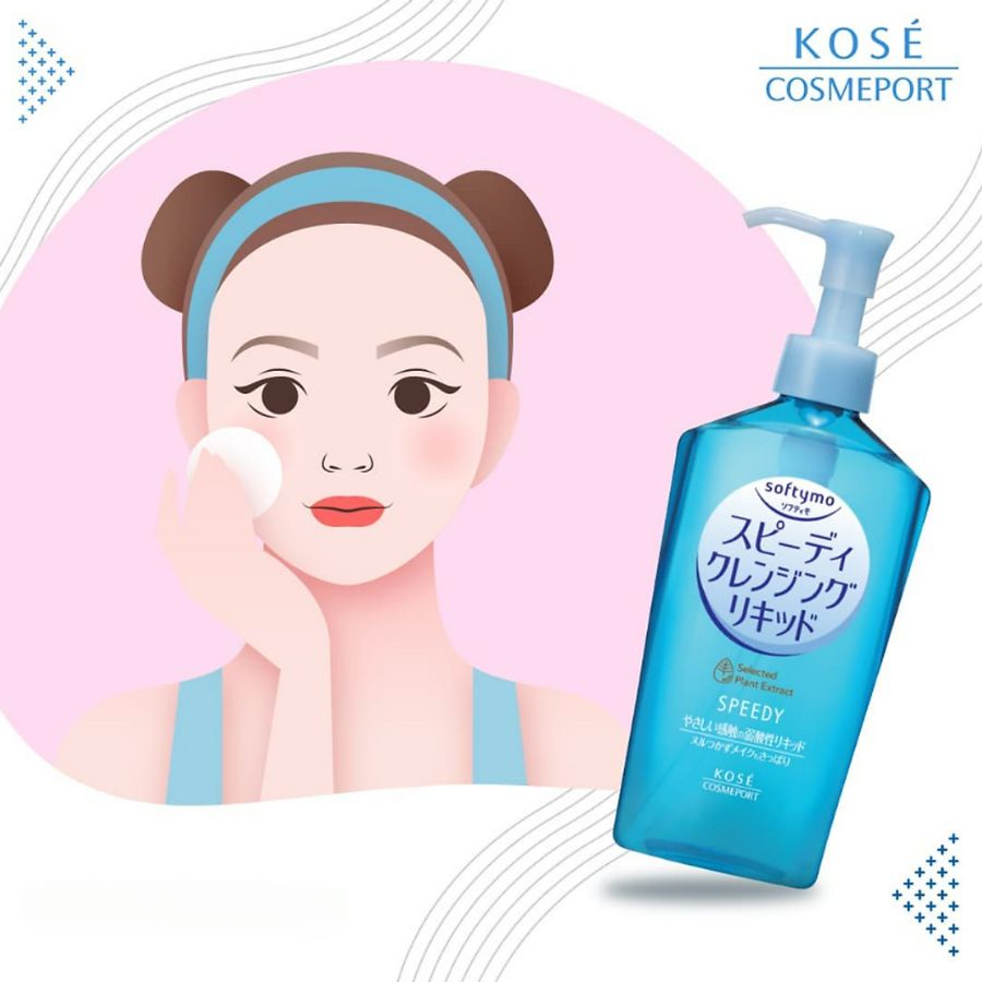 Dầu tẩy trang Kose Softymo - Da dầu mụn