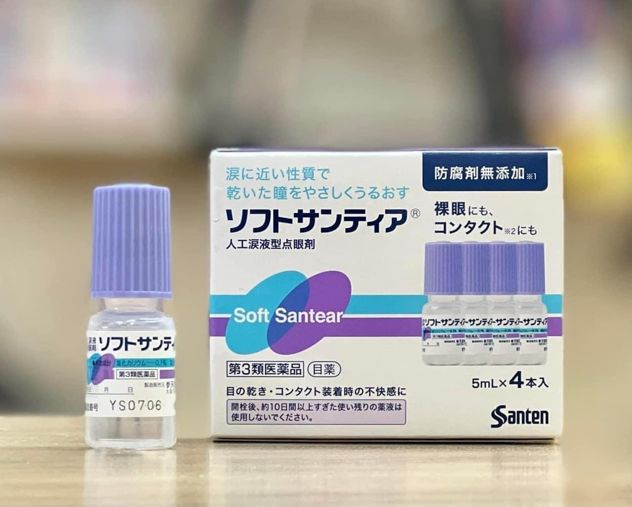 Nước mắt nhân tạo Soft Santear 5mlx4