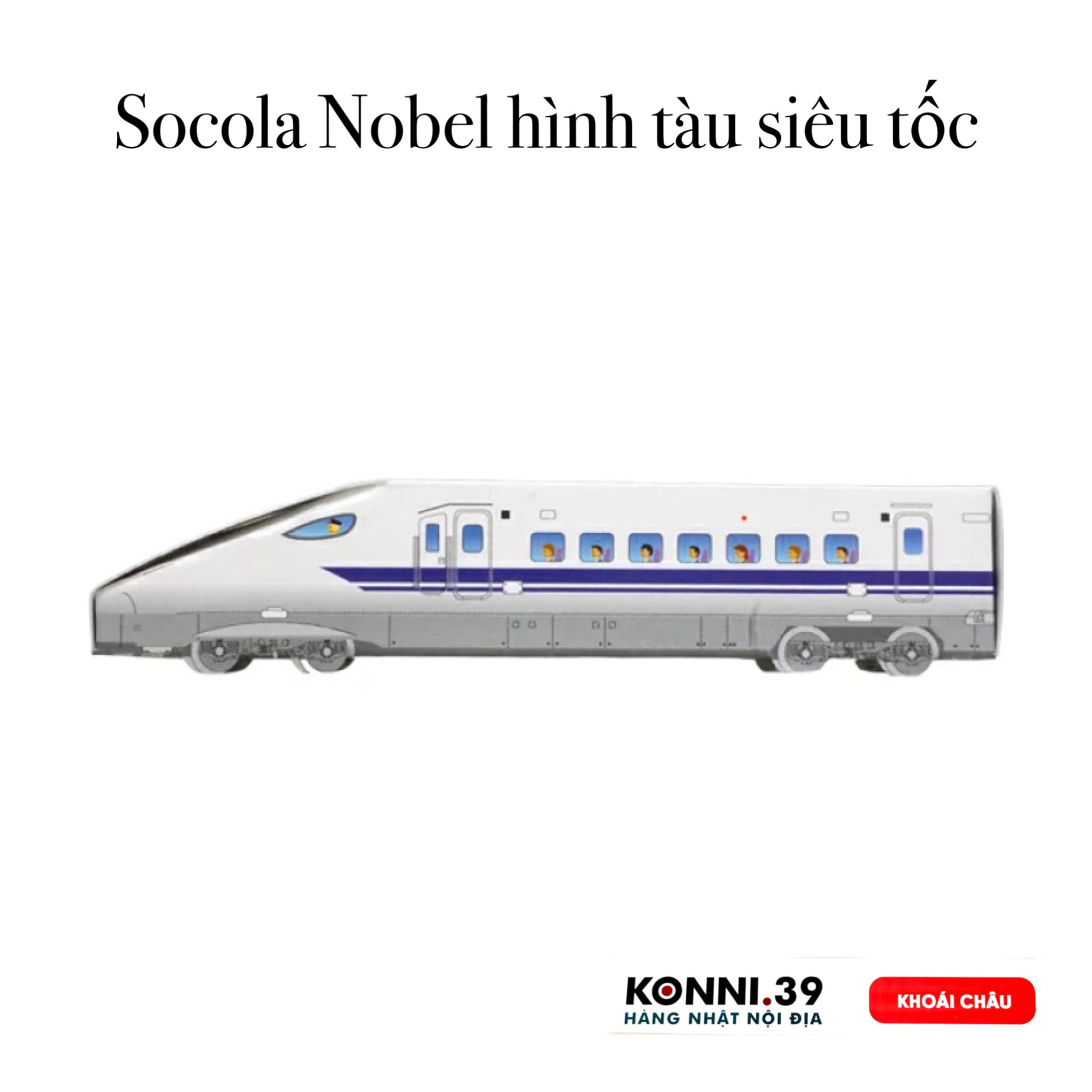 Socola Nobel hình tàu siêu tốc