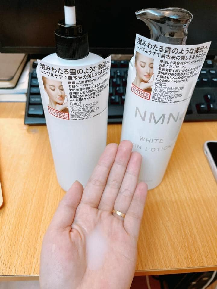 Nước Hoa Hồng NMN White Skin Lotion Dưỡng Trắng, Cải Thiện Nếp Nhăn, Chống Lão Hóa 500Ml