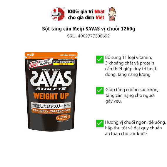 sữa tăng cân meiji