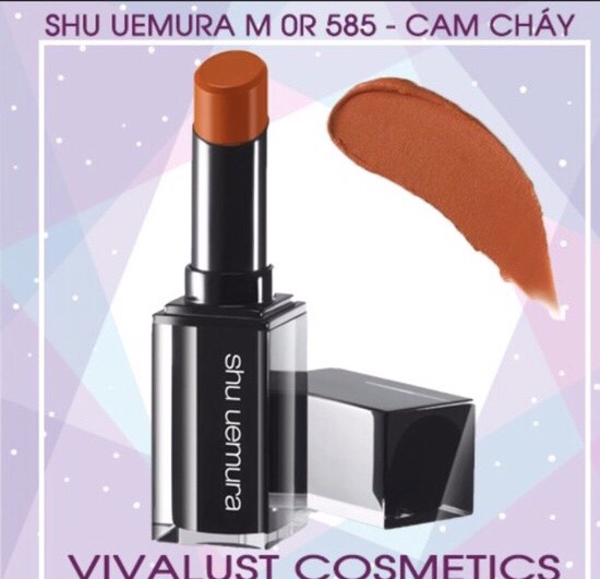 Son Shu Uemura Rouge Unlimited Amplified AM OR 585 (Vừa Ra Mắt)