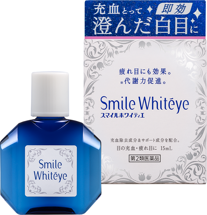 Nước nhỏ mắt Smile Whiteye giảm khô, mỏi, vấn đề về mắt đỏ lọ 15ml
