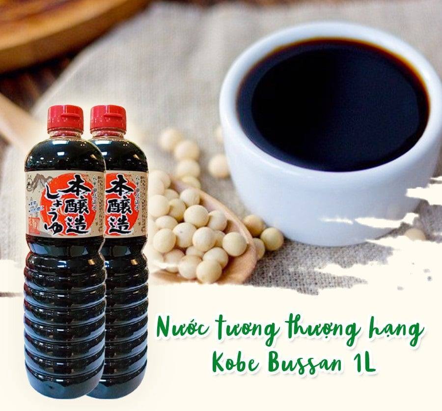 Nước tương cao cấp Kobe chai 1L | Konni39 Khoái Châu