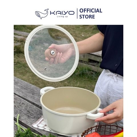 Nồi nhôm đúc đáy từ nguyên khối Elegant Kaiyo, 20cm