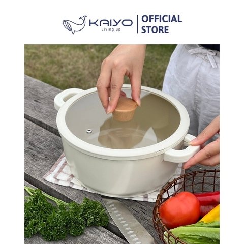Nồi nhôm đúc đáy từ nguyên khối ELegant Kaiyo 24cm