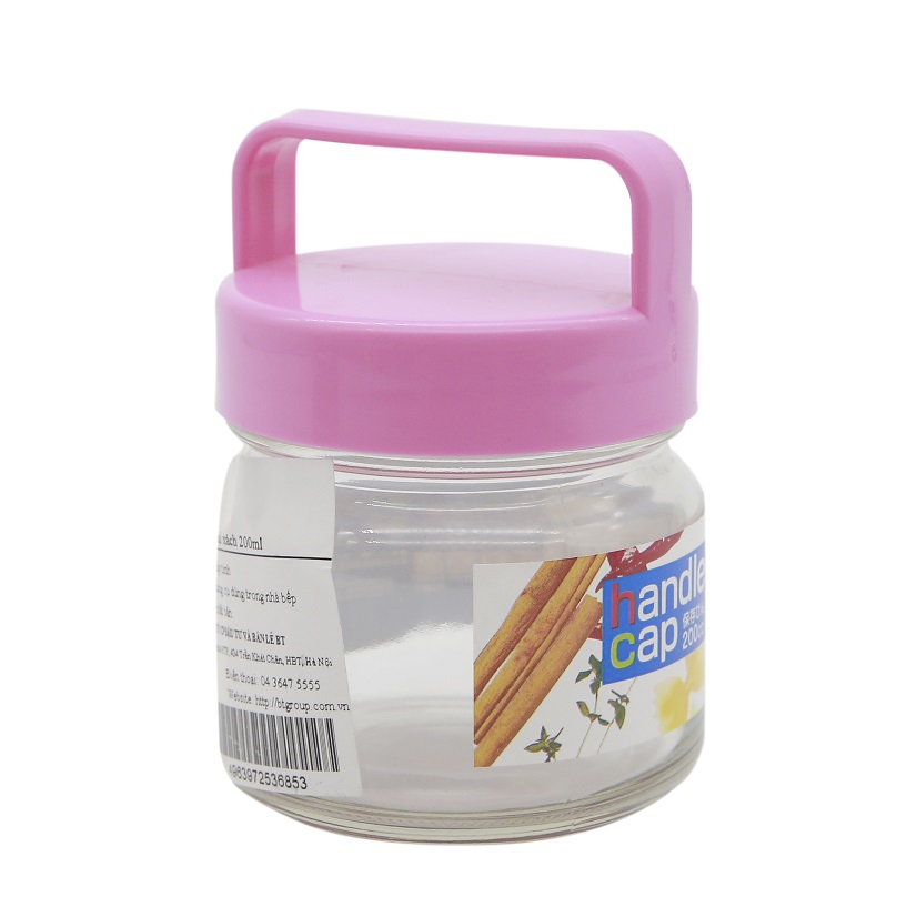 Lọ thủy tinh có quai xách 200ml