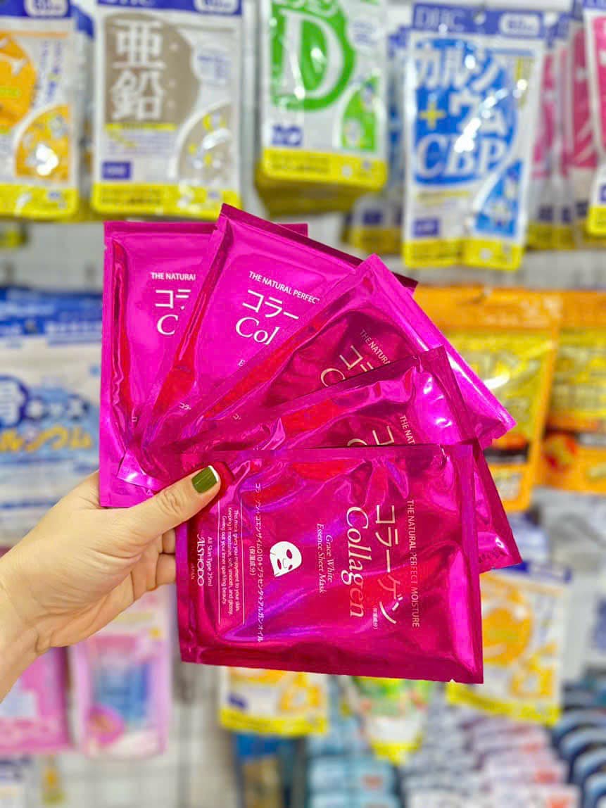 Mặt nạ Aishodo Grace White Essence Mask (20 miếng) lẻ