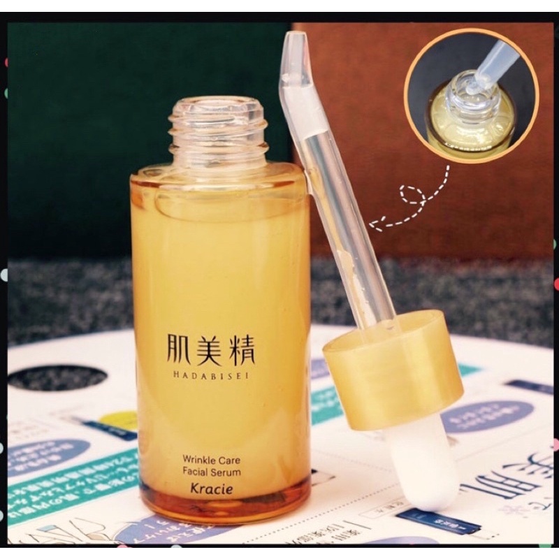 Serum dưỡng ẩm chống lão hóa Kracie Wrinkle trị nhăn mắt và khóe miệng 30ml