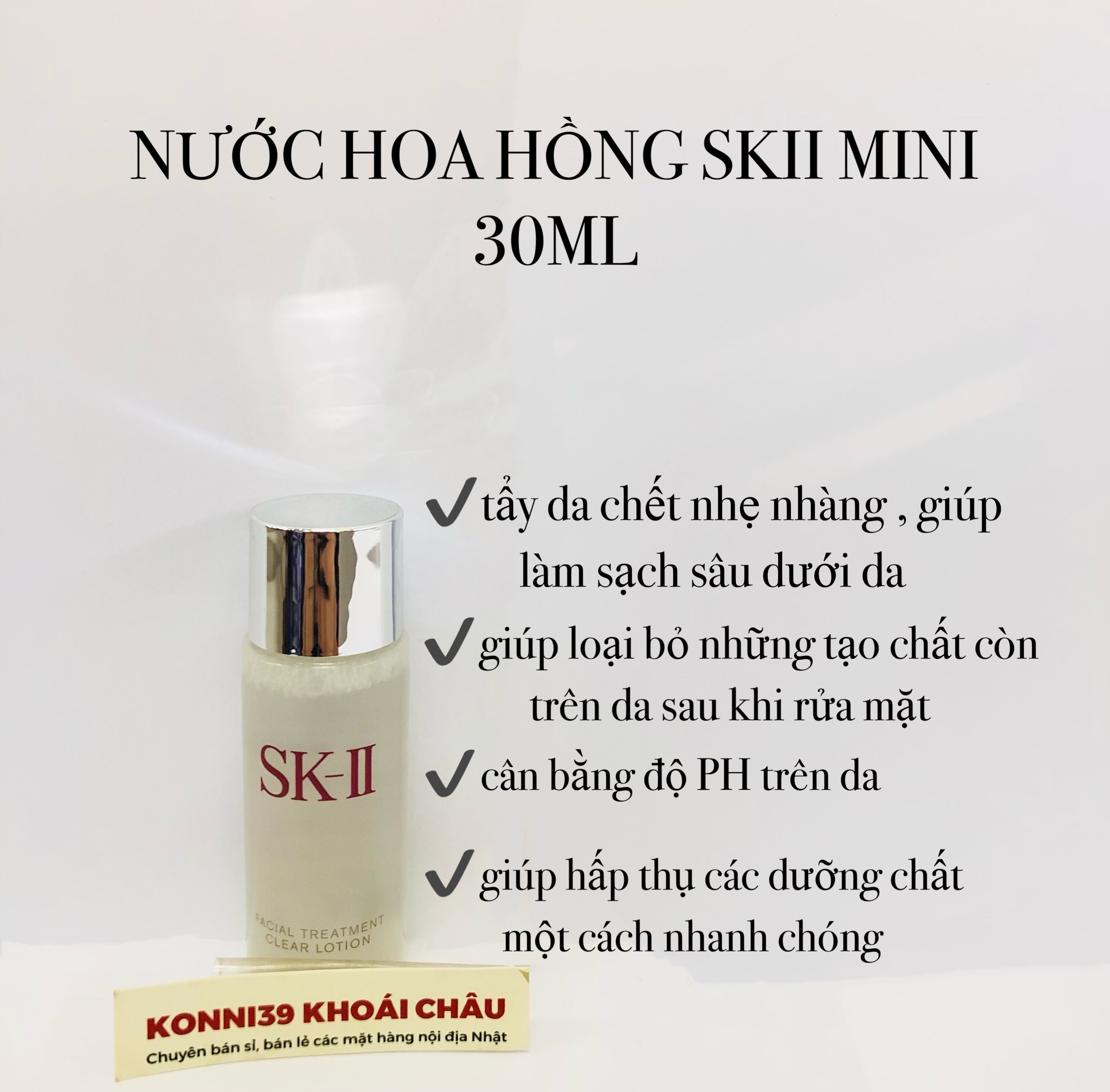 Nước hoa hồng SKII mini 30ml
