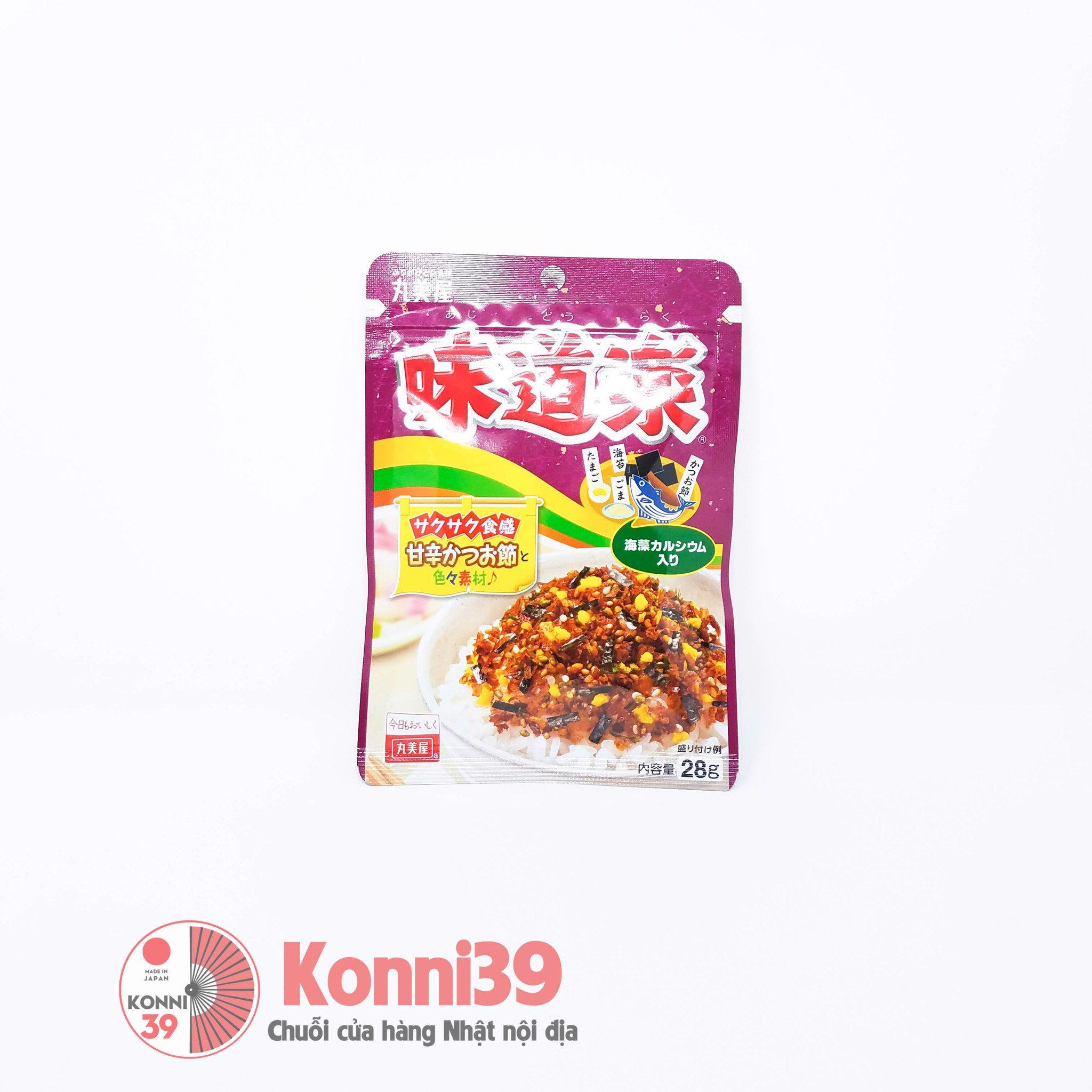 Rắc cơm gói nhỏ vị cá ngừ bào 28g