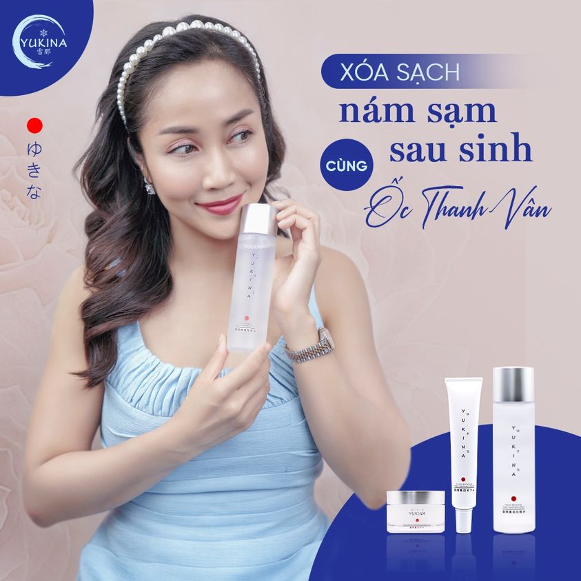 Sét trị nám, trắng da chuyên sâu Yukina (Lotion, Serum, kem dưỡng)