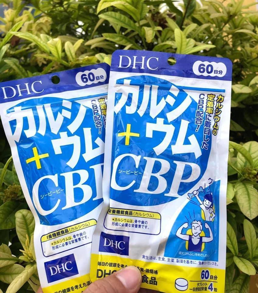 Viên uống bổ sung Canxi Calcium + CBP DHC 60 ngày
