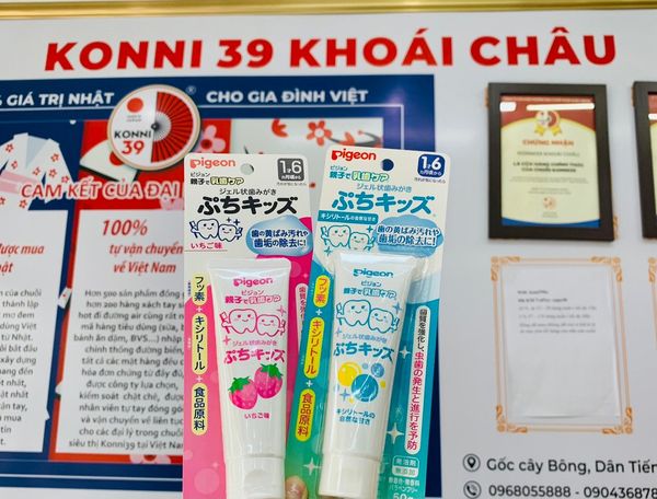 Kem đánh răng cho bé Pigeon