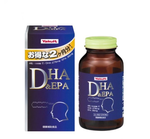 Viên bổ não Yakult DHA&EPA hộp 240 viên