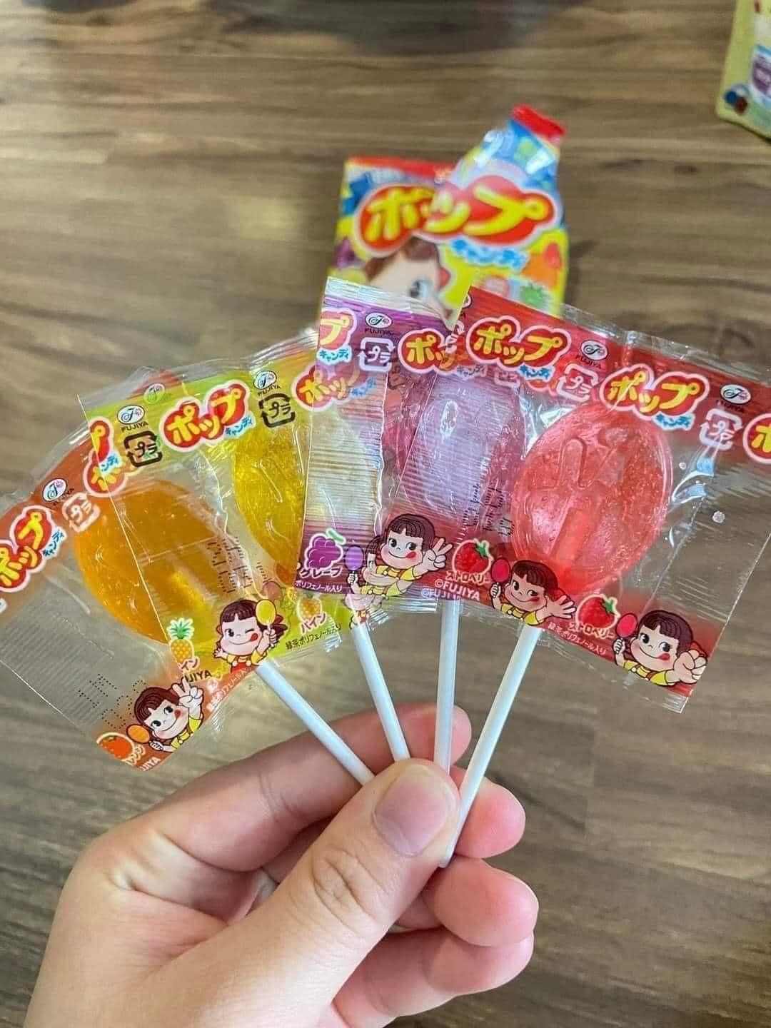 Kẹo mút hoa quả Fujiya chống sâu răng mới (20c/gói) – Gói