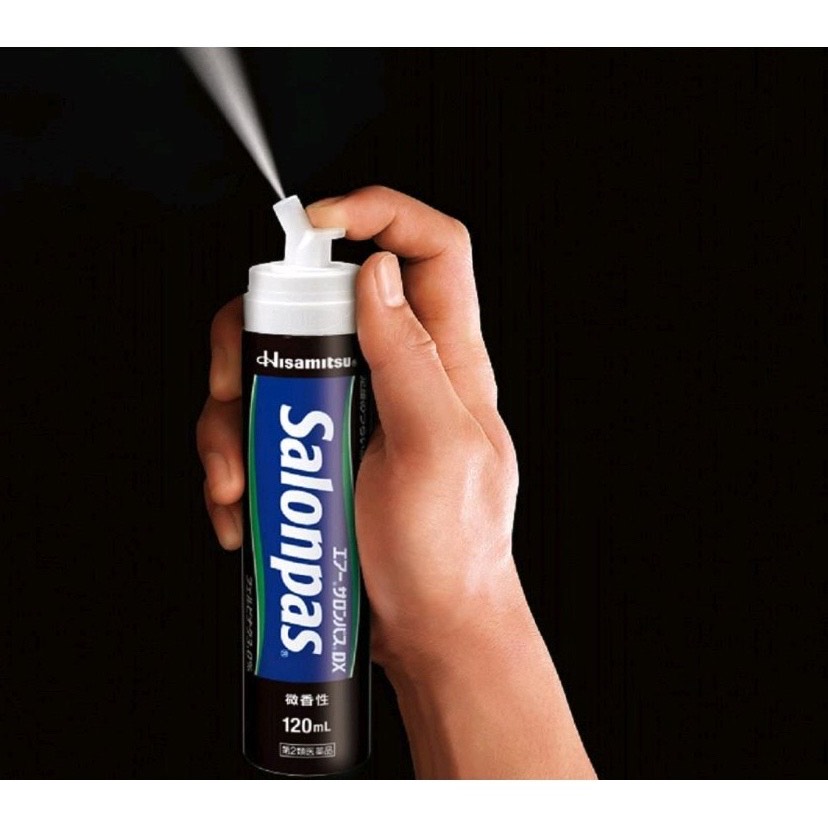 Xịt hỗ trợ điều trị bong gân Salonpas 120ml
