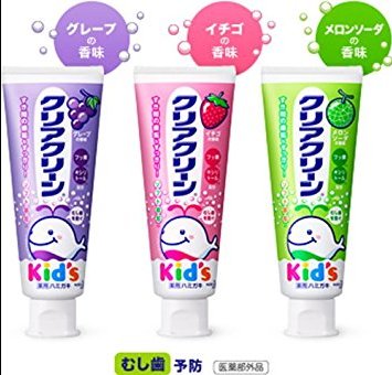 Kem đánh răng cho bé Kao Kids (3 vị)