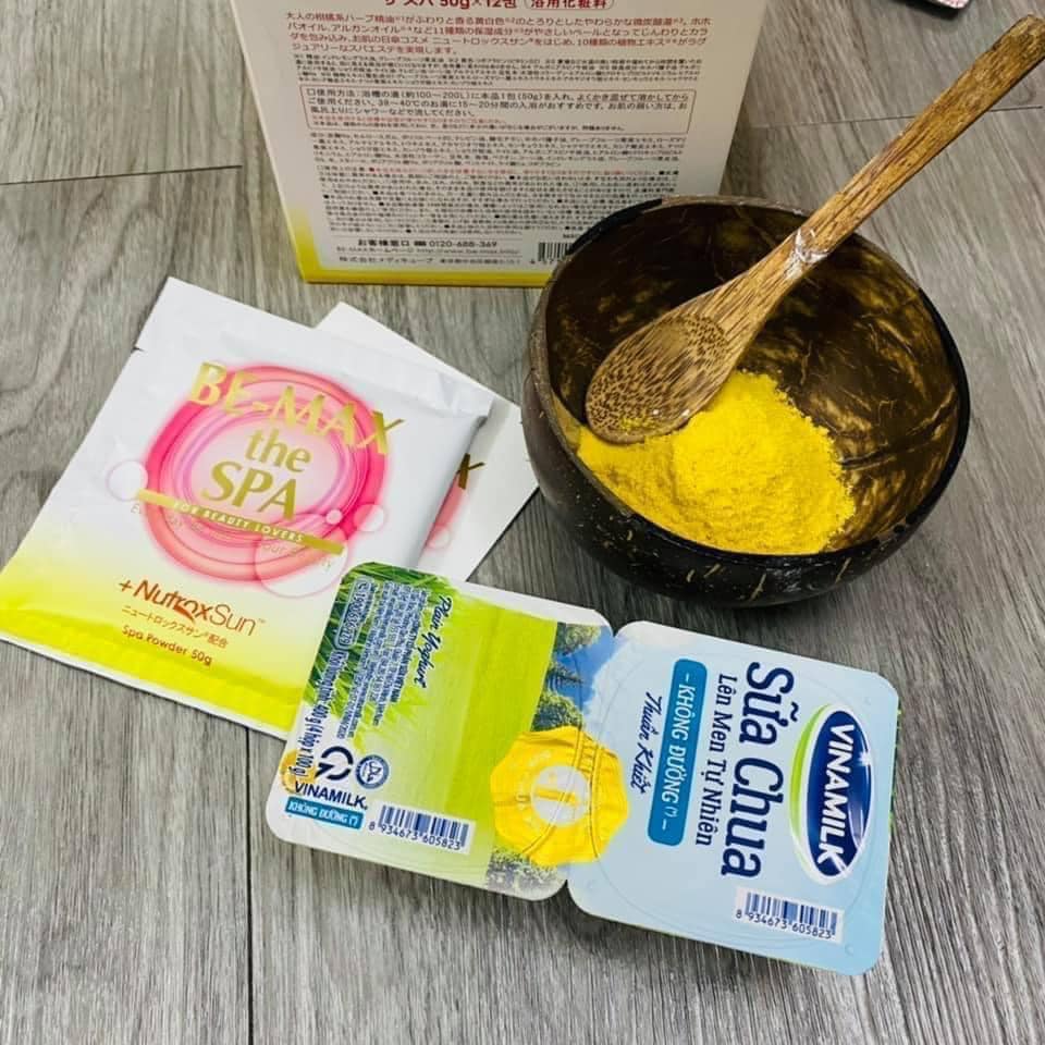 Bột Tắm Trắng Be Max The Spa 12 Gói