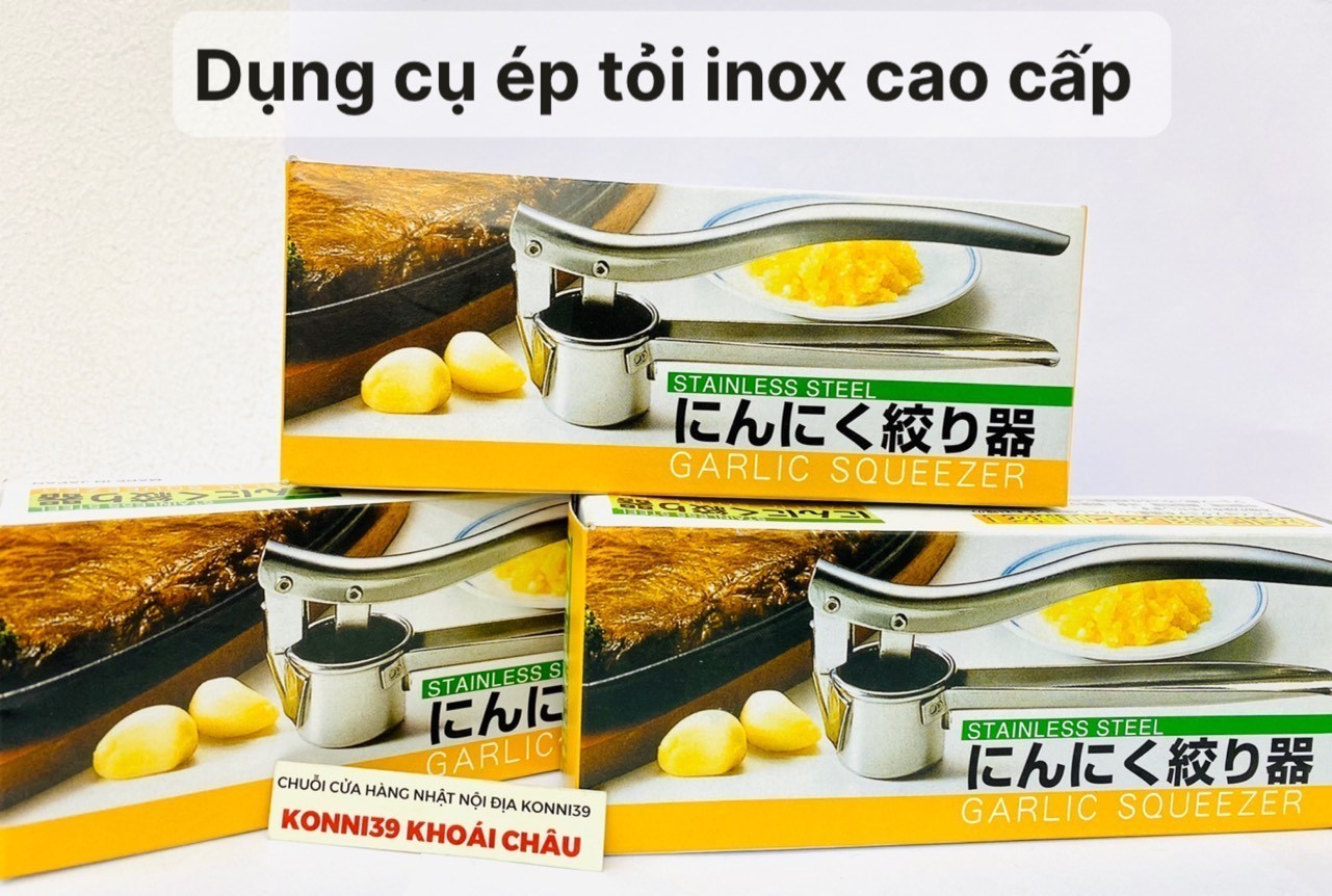 Dụng cụ ép tỏi bằng inox