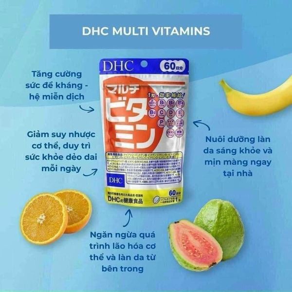 Viên uống vitamin tổng hợp DHC 60 viên