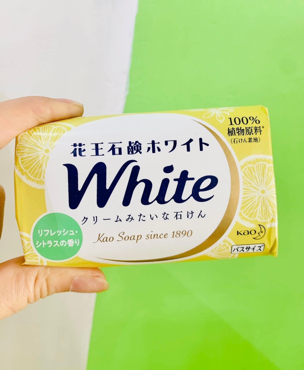 Xà bông tắm trắng Kao White 85g nội địa Nhật