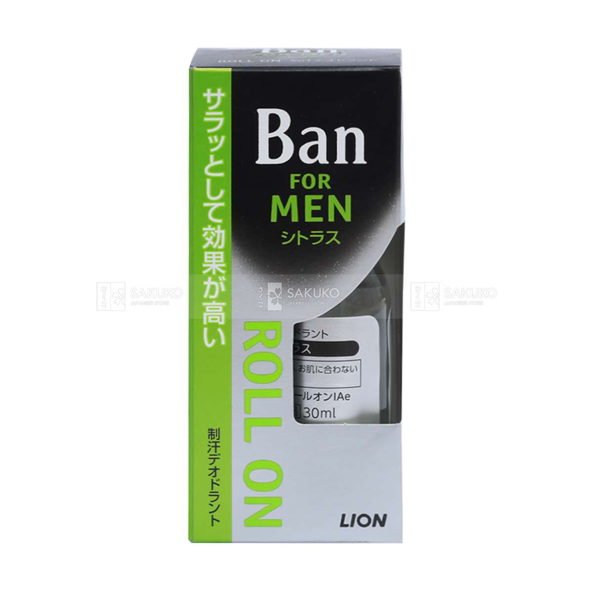 Lăn khử mùi LION Ban for men roll on 30ml