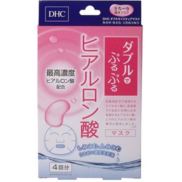 Mặt nạ dưỡng ẩm da DHC bổ sung hyaluronic acid 4 miếng