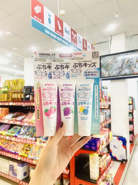 Kem đánh răng cho bé Pigeon