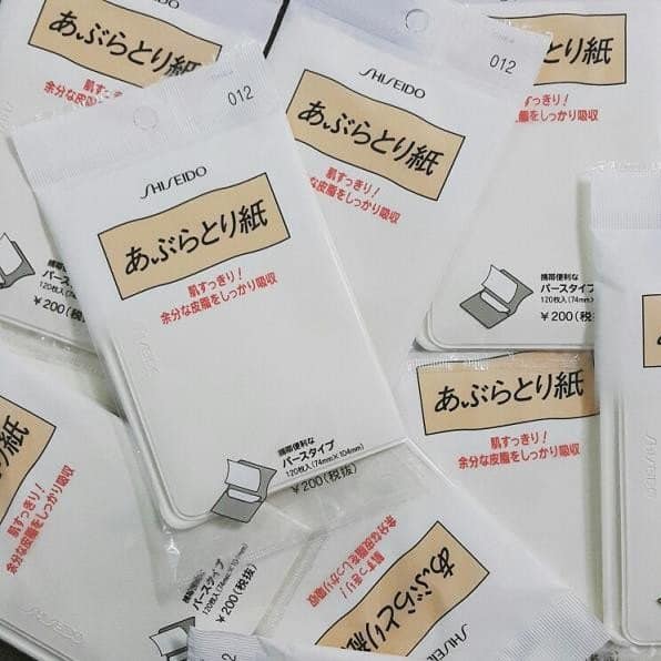 Giấy thấm dầu SHISEIDO 120 tờ