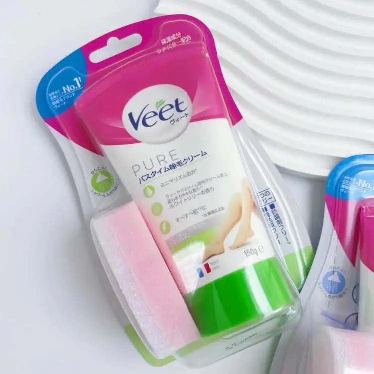 Kem Tẩy Lông Veet Pure - Chiết Xuất Bơ Hạt Mỡ 150Gr