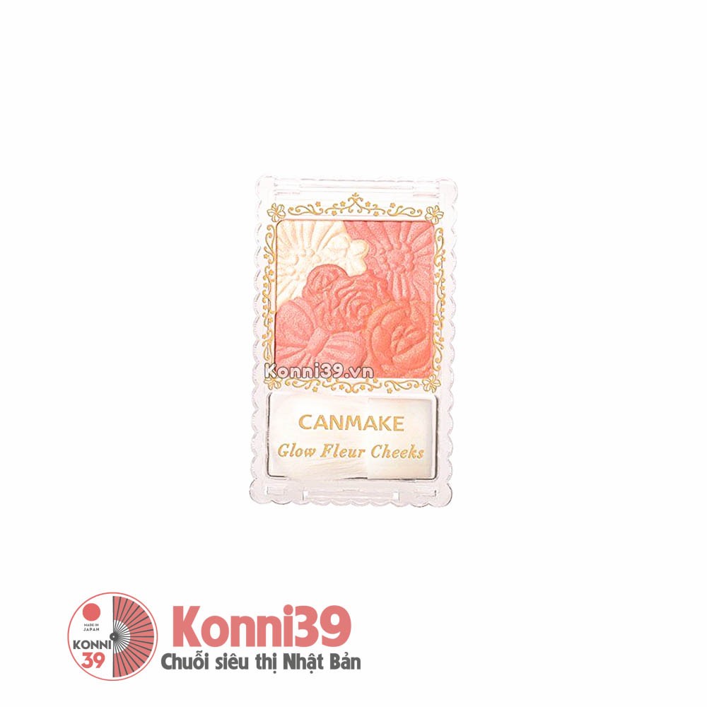 Phấn má Canmake 3 màu Premium (glow) Màu 04