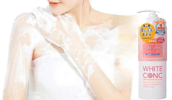 Sữa Tắm Dưỡng Trắng Da White ConC Hương Hoa Anh Đào 600Ml ( Phiên Bản Mùa Xuân )