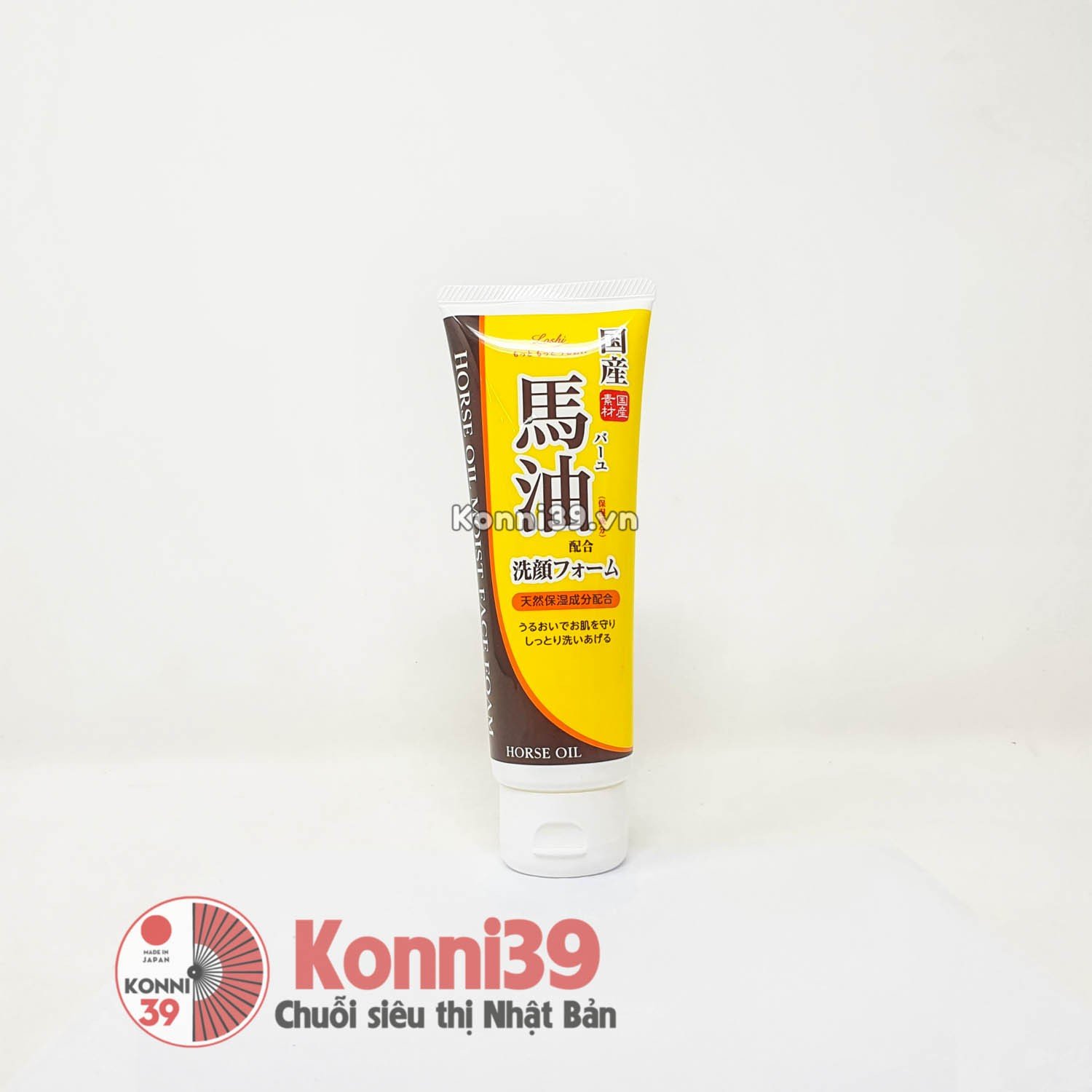 Sữa rửa mặt Cosmetex Roland chiết xất dầu ngựa tinh khiết lành tính, phù hợp mọi loại da 130g