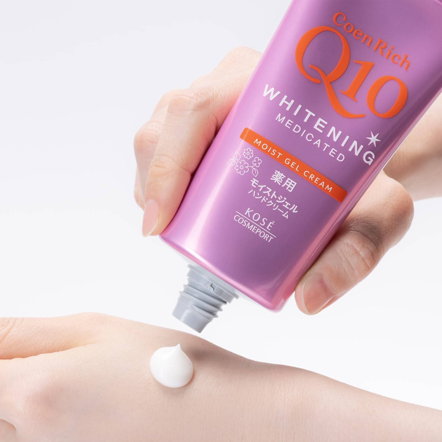 Kem Dưỡng Tay Kose Coen Rich Q10 Whitening Medicated Moist Gel Cream 80g