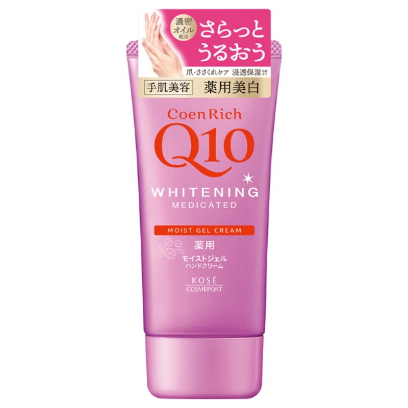 Kem Dưỡng Tay Kose Coen Rich Q10 Whitening Medicated Moist Gel Cream 80g