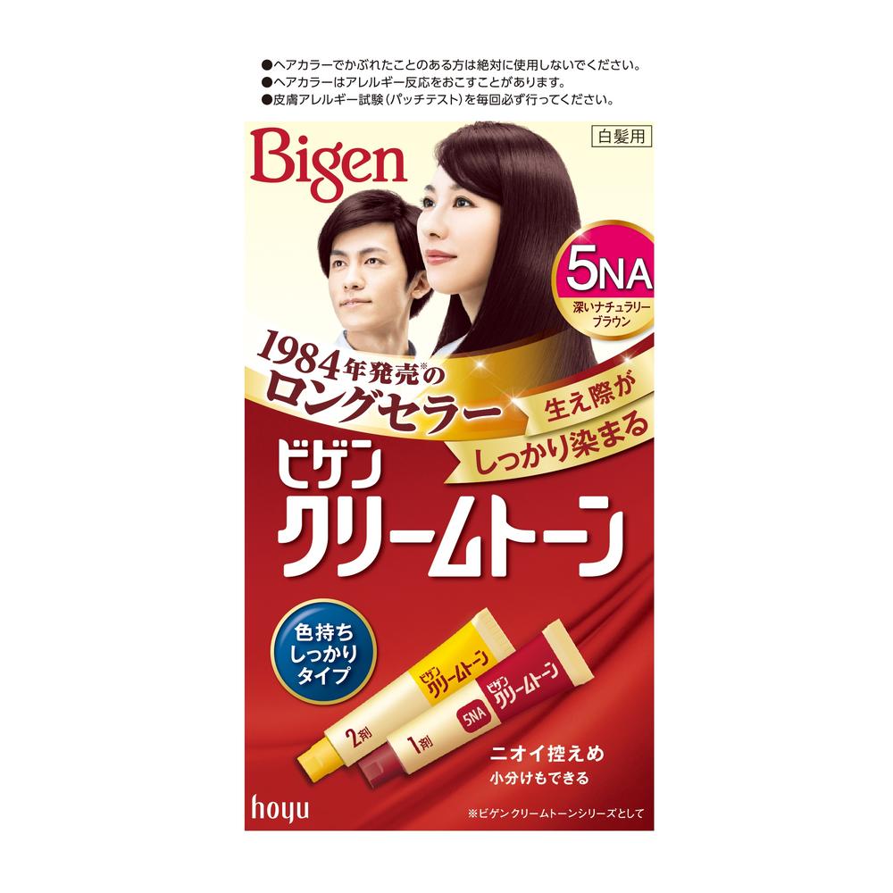 Nhuộm Tóc Phủ Bạc Bigen Cream Tone Màu 5NA Pure Brown - Nâu Tự Nhiên