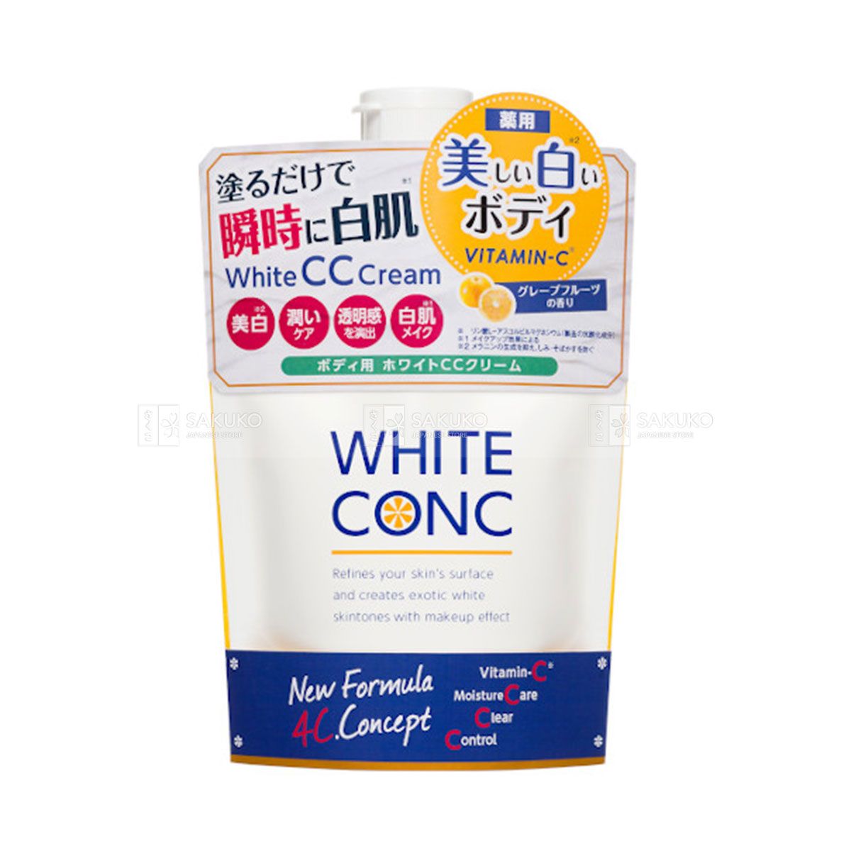 Kem Dưỡng Thể Trắng Da Toàn Thân White ConC 200g