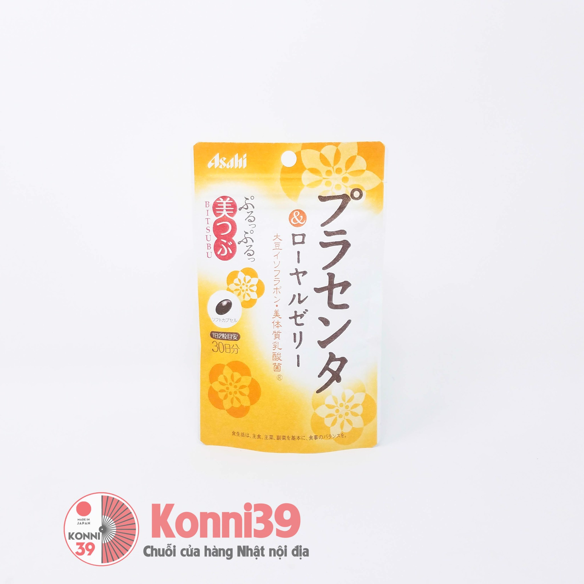 Viên uống nhau thai cừu Asahi 30 viên (60 ngày)