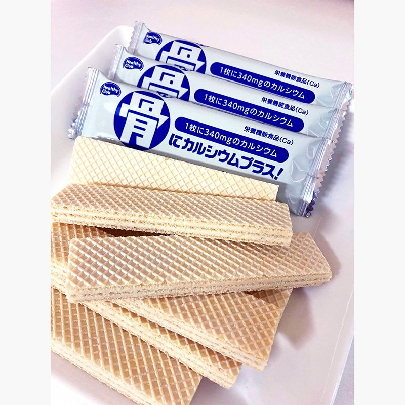 Bánh xốp Hamada bổ sung canxi vị vani