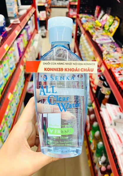Nước Tẩy Trang Sạch Khoáng Ngừa Mụn Kiểm Soát Nhờn Senka All Clear Water Fresh 230ML