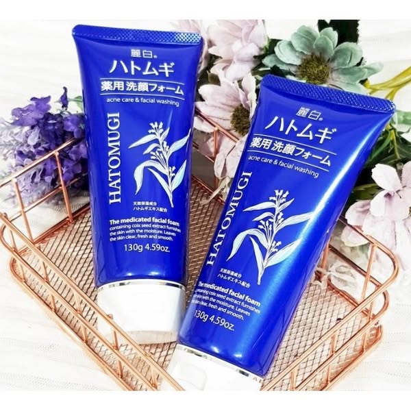 Sữa Rửa Mặt Hatomugi Facial Dưỡng Ẩm - Ngừa Mụn 130G